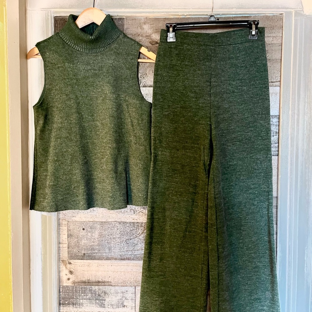 Zara Green Co-ord Knit Set